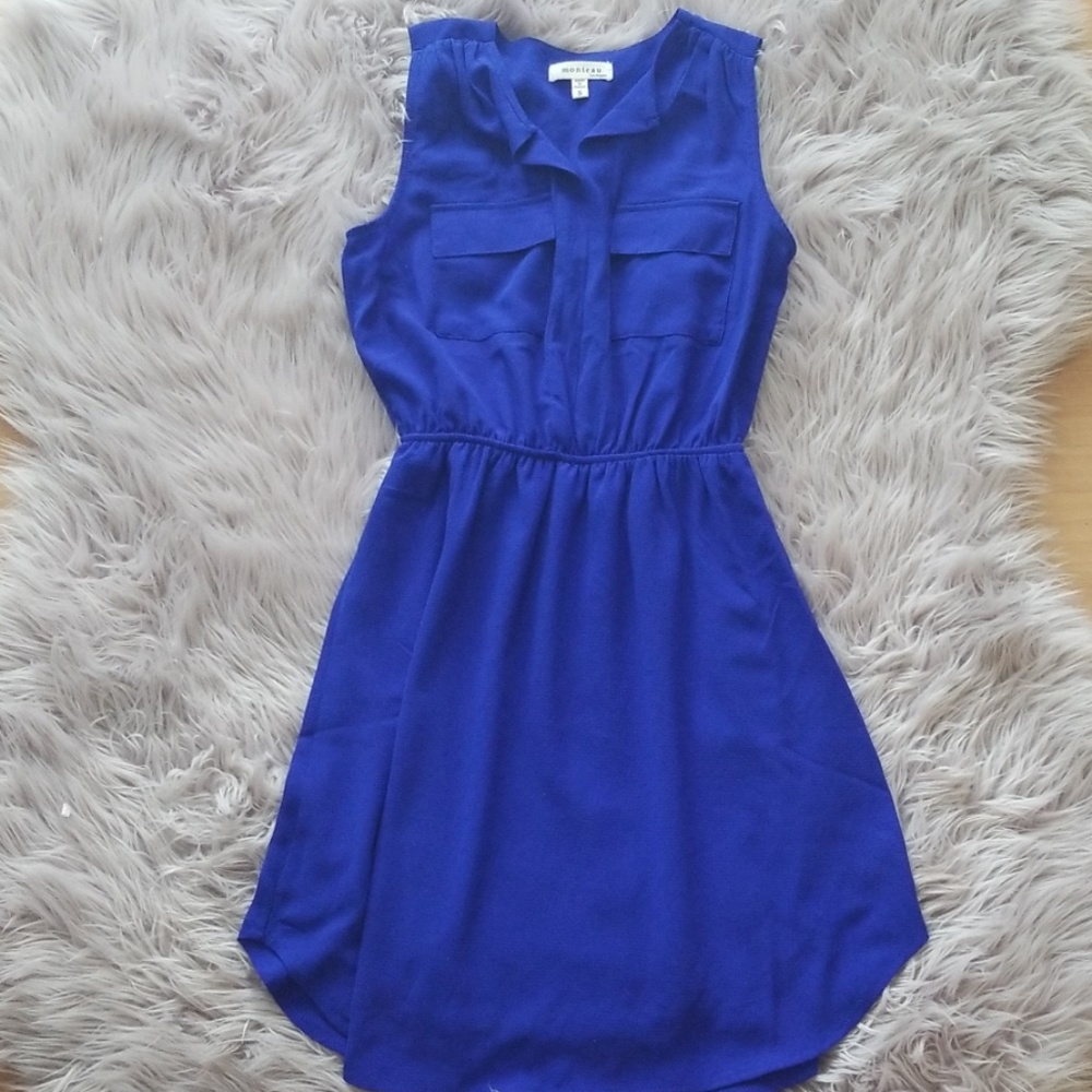 Summer dress, S, cobalt